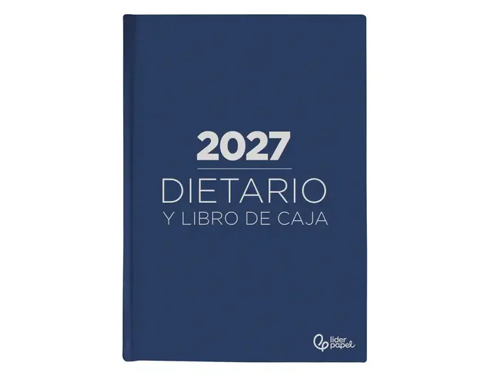 Liderpapel Dietario 2027 dos tercios Azul