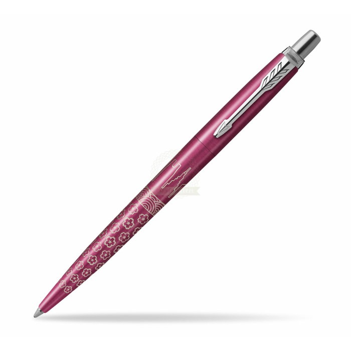 Parker Bolígrafo Jotter Edición Especial Global Icons Tokyo Rosa Satinado Punta Media
