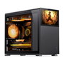 Jonsbo D31 Screen Micro-ATX Gehäuse, Tempered Glass - negro