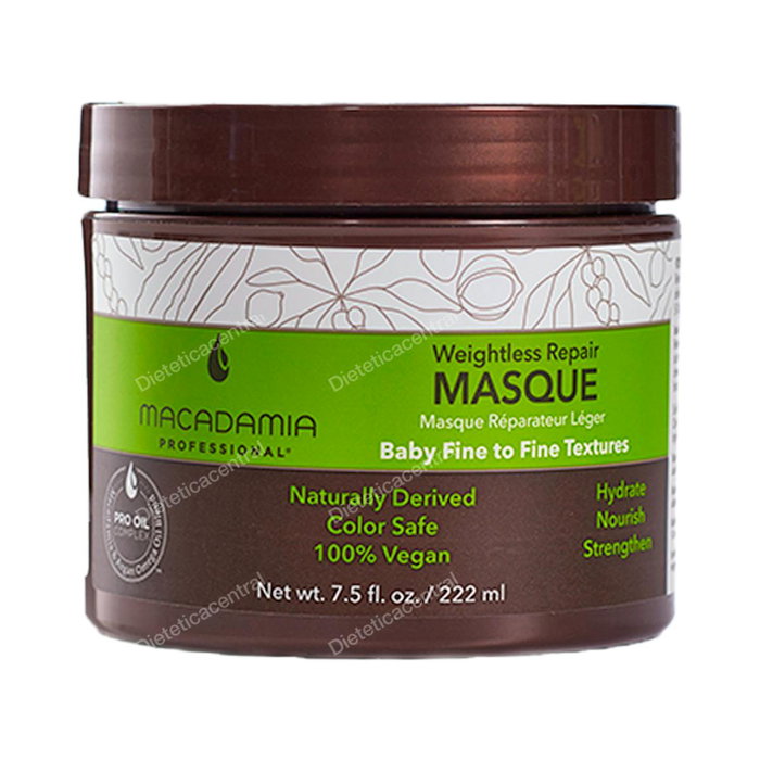Macadamia Professional Weightless Repair Masque 222ml Pro Vegan
