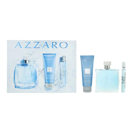 Set Loris Azzaro: Chrome, Eau De Toilette, For Men, 100 ml + Chrome, Eau De Toilette, For Men, 10 ml + Chrome, Shower Gel & Shampoo 2-In-1, 75 ml