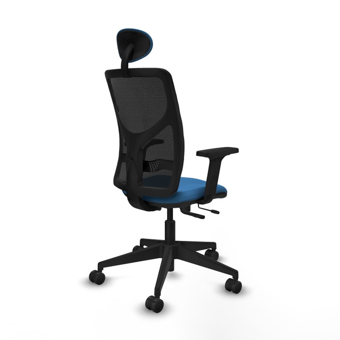 PIQUERAS Y CRESPO Silla de oficina Motilla Azul claro y Negro PIQUERAS Y CRESPO Silla de oficina Motilla Azul claro y Negro