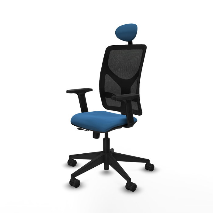PIQUERAS Y CRESPO Silla de oficina Motilla Azul claro y Negro PIQUERAS Y CRESPO Silla de oficina Motilla Azul claro y Negro