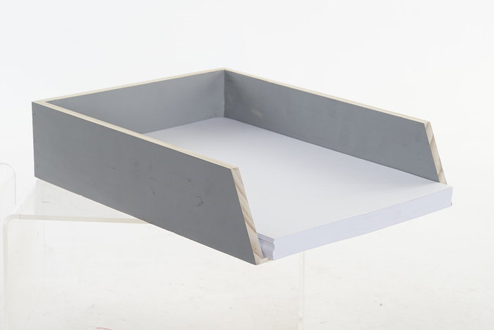 DKD Home Decor Organizador Gris Negro 30 x 7 x 23 cm (4 Unidades)