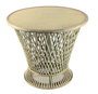 DKD Home Decor Mesita Auxiliar de Bambú 60x60x52 Natural