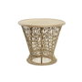 DKD Home Decor Mesita Auxiliar de Bambú 60x60x52 Natural