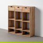 Mueble Auxiliar Natural Madera de Teca 96 X 30 X 98 cm