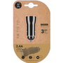 Tech One Tech Cargador de Coche TEC2802 Doble USB 2,4A Negro