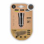 Tech One Tech Cargador de Coche TEC2802 Doble USB 2,4A Negro