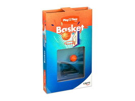 Cayro Play Time Basket - Juego de Lanzamiento de Bolas con 1 Caja, 1 Pelota y 1 Lanzador, Edad 8+ Años, Idioma Inglés