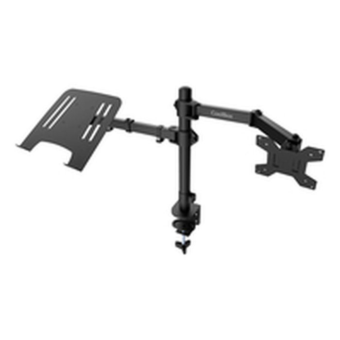 Coolbox Soporte para Monitor de hasta 32 pulgadas y Portátil de hasta 17 pulgadas Negro Mate