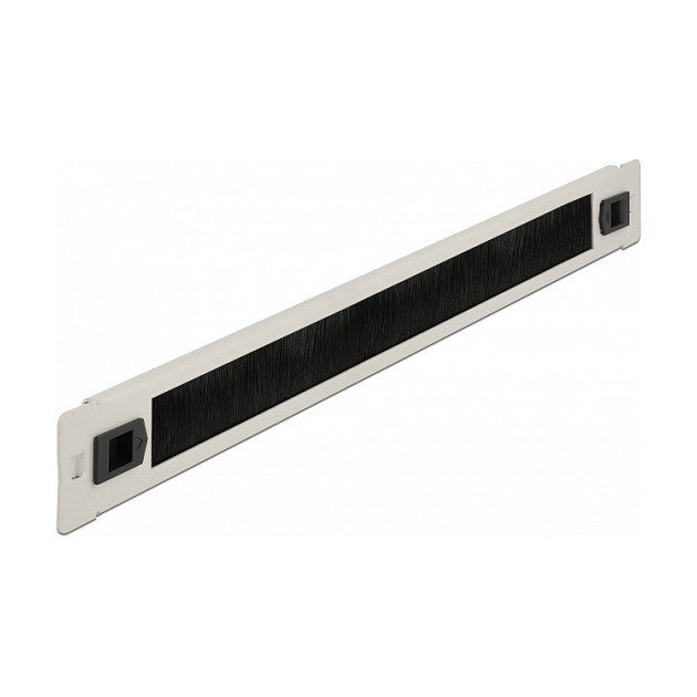 DeLOCK 19 pulgadas Panel de gestión de cables con cepillo 1U gris DeLOCK 19 pulgadas Panel de gestión de cables con cepillo 1U gris