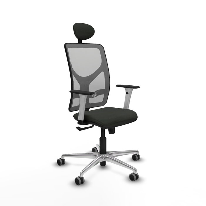 PIQUERAS Y CRESPO Silla de oficina Motilla con mecanismo Sincro, Gris y Negro PIQUERAS Y CRESPO Silla de oficina Motilla con mecanismo Sincro, Gris y Negro