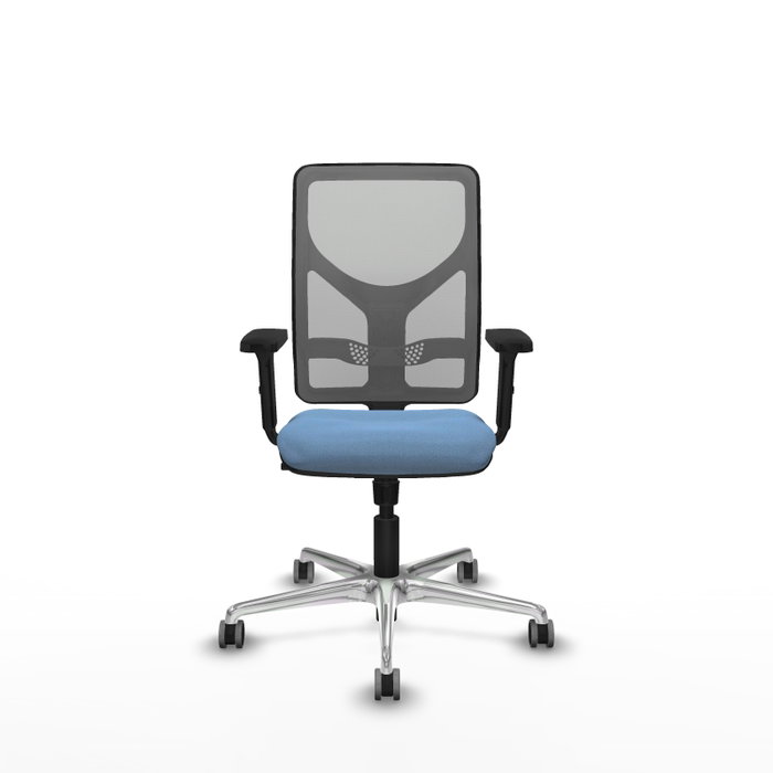 PIQUERAS Y CRESPO Silla de oficina Motilla con mecanismo Sincro, Azul cielo y Gris PIQUERAS Y CRESPO Silla de oficina Motilla con mecanismo Sincro, Azul cielo y Gris