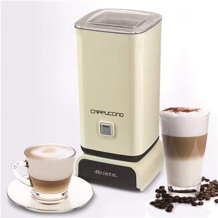 Ariete 2878/03 Espumador de Leche Vintage Beige para Bebidas Frías o Calientes