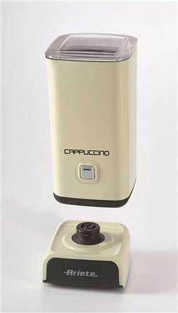 Ariete 2878/03 Espumador de Leche Vintage Beige para Bebidas Frías o Calientes