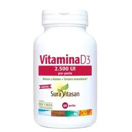 SURA VITASAN Vitamina D3 2.500 UI 60 perlas