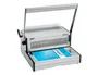 HP Encuadernadora canutillo CombBind CB30 Pro A4 perfora 30 hojas y encuaderna 500 hojas plateada