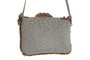 DKD Home Decor Bolso Mediterraneo Beige Crema Viscosa Polyester 33 x 25 x 3 cm (4 Unidades)