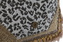 DKD Home Decor Bolso Mediterraneo Beige Crema Viscosa Polyester 33 x 25 x 3 cm (4 Unidades)