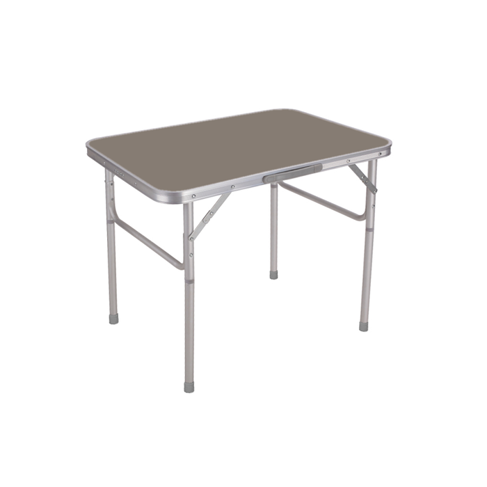 Marbueno Mesa Plegable Efecto Madera Aluminio Diametro de Tubo 25 cm Camping y Playa 75X55X25/60 cm MARBUENO SUMMER 10013M