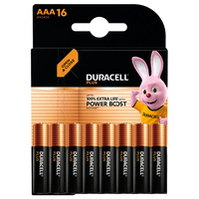 Duracell Pilas AAA Plus Power Boost 1.5V LR03 Pack de 16