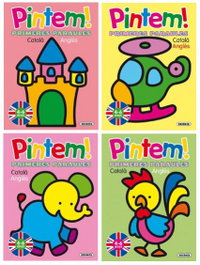SUSAETA EDICIONES, Pintem! primeres paraules català -anglès (4 Títols)
