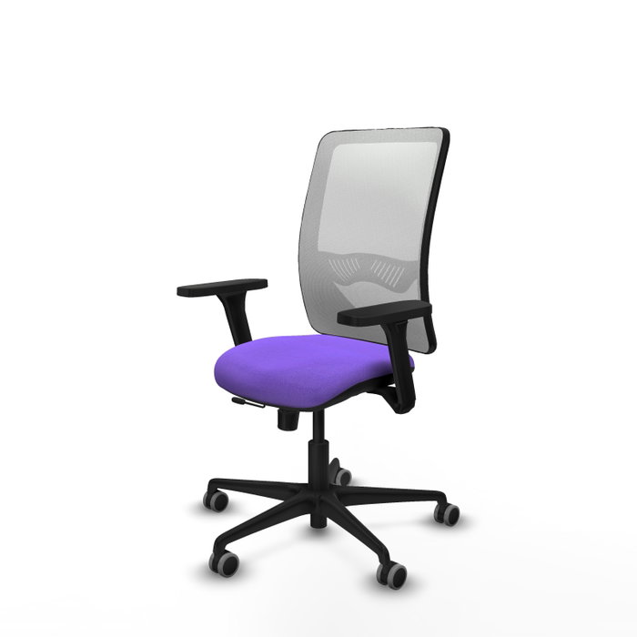 PIQUERAS Y CRESPO Silla de oficina Zulema con mecanismo Sincro/Traslack, Lila y Blanco PIQUERAS Y CRESPO Silla de oficina Zulema con mecanismo Sincro/Traslack, Lila y Blanco
