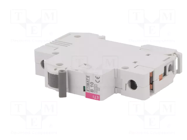 ETI POLAM ETIMAT 6 Interruptor magnetotérmico 1P 10A 6kA ETI POLAM ETIMAT 6 Interruptor magnetotérmico 1P 10A 6kA