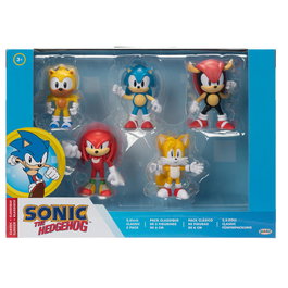 Jakks Pacific Blister 5 Figuras Sonic the Hedgehog 6cm
