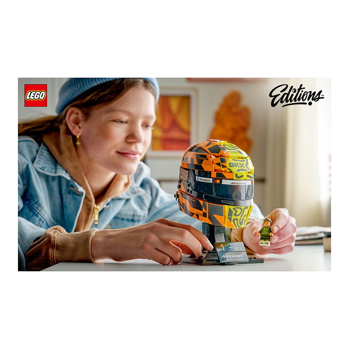 LEGO McLaren Mastercard F1® Team: Casco de Lando Norris, 793 piezas LEGO McLaren Mastercard F1® Team: Casco de Lando Norris, 793 piezas