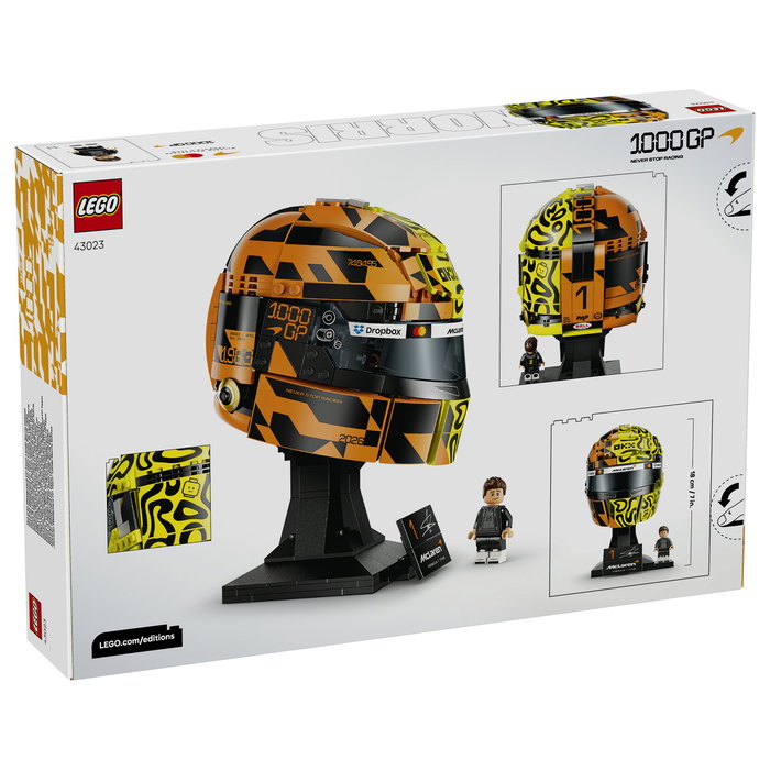 LEGO Casco de Lando Norris McLaren Mastercard F1 Team - Modelo de Coleccionista Edition 2026 Edition 43023