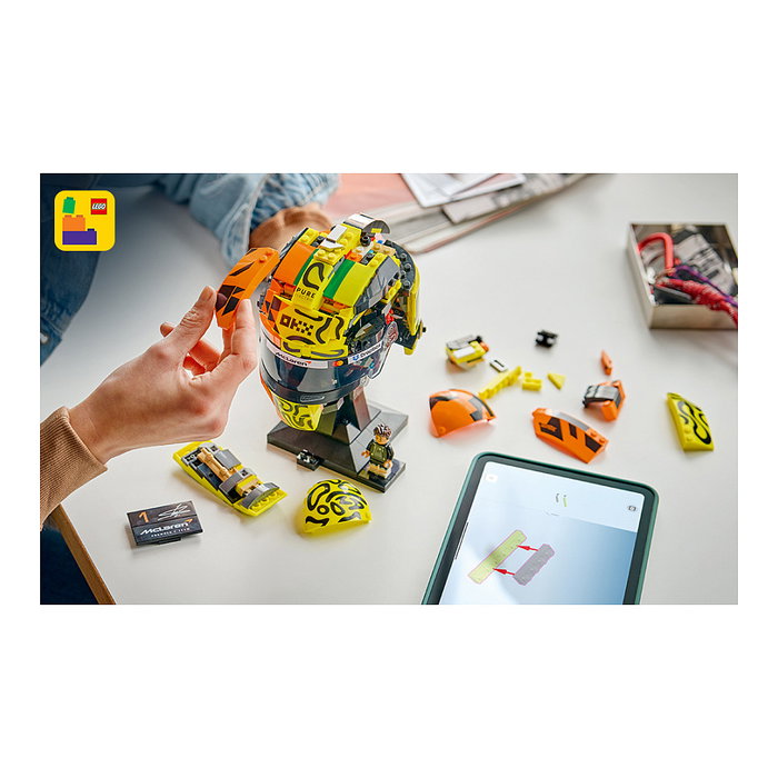 LEGO McLaren Mastercard F1® Team: Casco de Lando Norris, 793 piezas LEGO McLaren Mastercard F1® Team: Casco de Lando Norris, 793 piezas