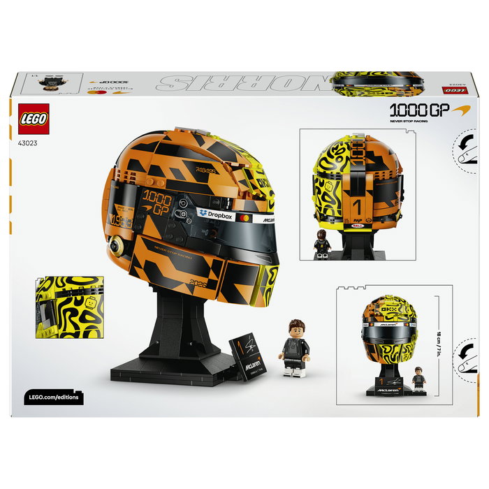 LEGO Casco de Lando Norris McLaren Mastercard F1 Team - Modelo de Coleccionista Edition 2026 Edition 43023