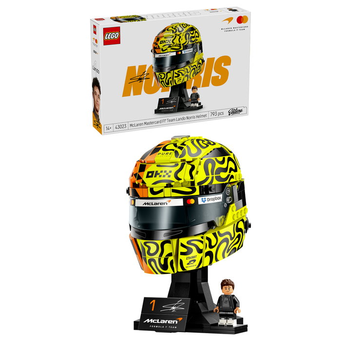 LEGO Casco de Lando Norris McLaren Mastercard F1 Team - Modelo de Coleccionista Edition 2026 Edition 43023