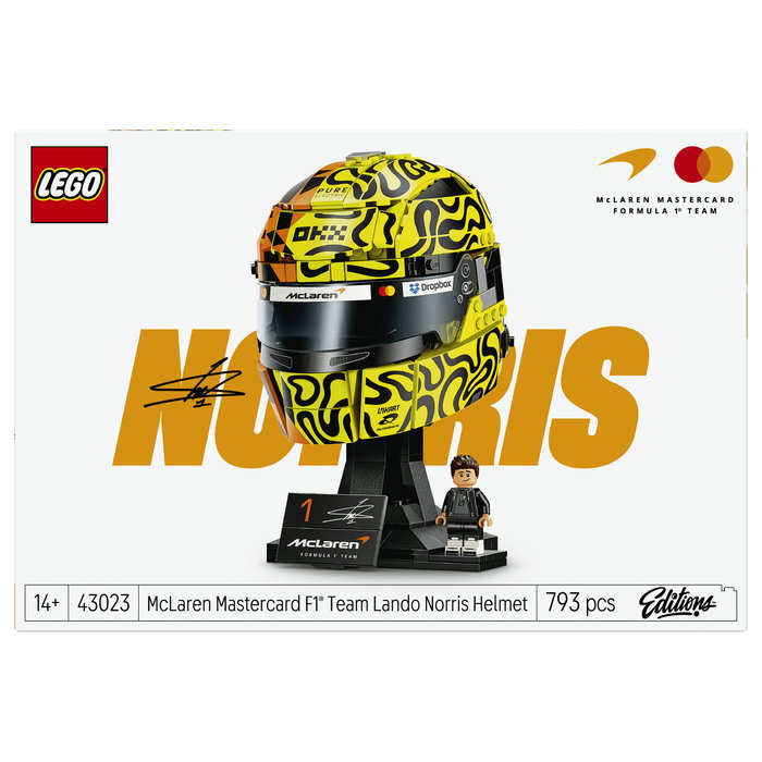 LEGO Casco de Lando Norris McLaren Mastercard F1 Team - Modelo de Coleccionista Edition 2026 Edition 43023