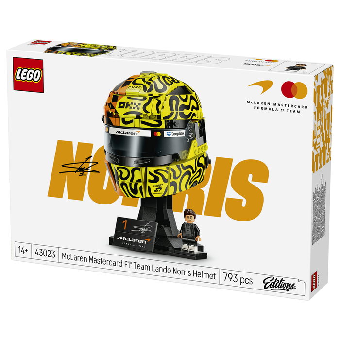 LEGO Casco de Lando Norris McLaren Mastercard F1 Team - Modelo de Coleccionista Edition 2026 Edition 43023