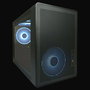 LC-Power Midi LC-716MB-ON Micro Torre PC Negra con Ventana de Vidrio Templado para Gaming ATX, Mini-ITX