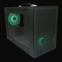 LC-Power Midi LC-716MB-ON Micro Torre PC Negra con Ventana de Vidrio Templado para Gaming ATX, Mini-ITX