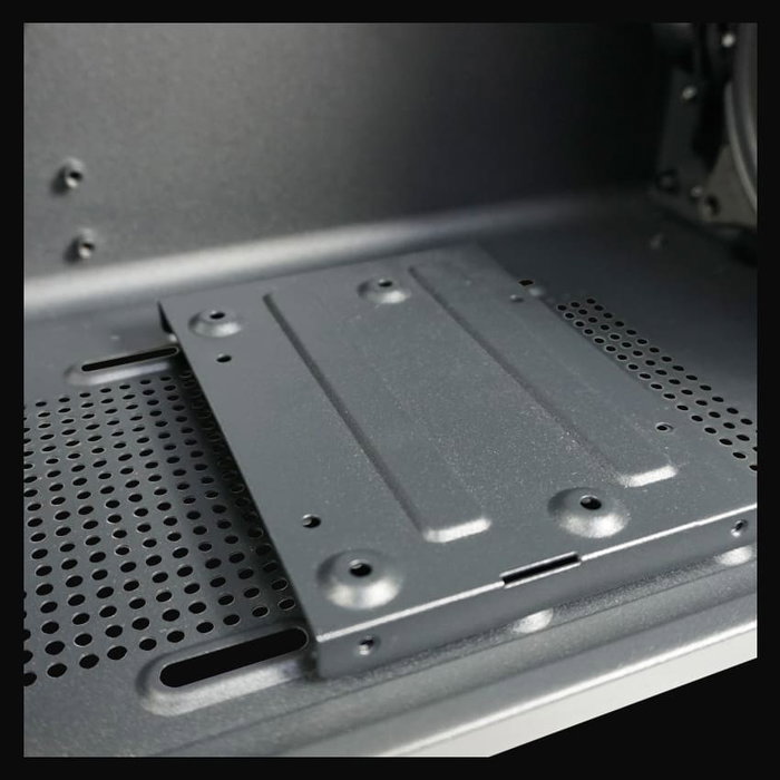 LC-Power Midi LC-716MB-ON Micro Torre PC Negra con Ventana de Vidrio Templado para Gaming ATX, Mini-ITX