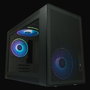 LC-Power Midi LC-716MB-ON Micro Torre PC Negra con Ventana de Vidrio Templado para Gaming ATX, Mini-ITX