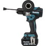 Makita DHP492RTJ Atornillador de Percusión Inalámbrico 18V con 2 Baterías de 5.0 Ah