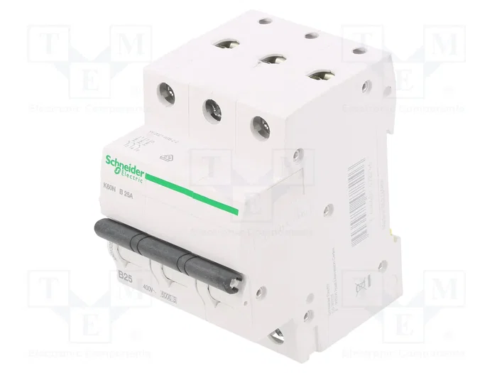 SCHNEIDER ELECTRIC ACTI9 K60N Interruptor Magnetotérmico 25A 3 Polos 6kA SCHNEIDER ELECTRIC ACTI9 K60N Interruptor Magnetotérmico 25A 3 Polos 6kA