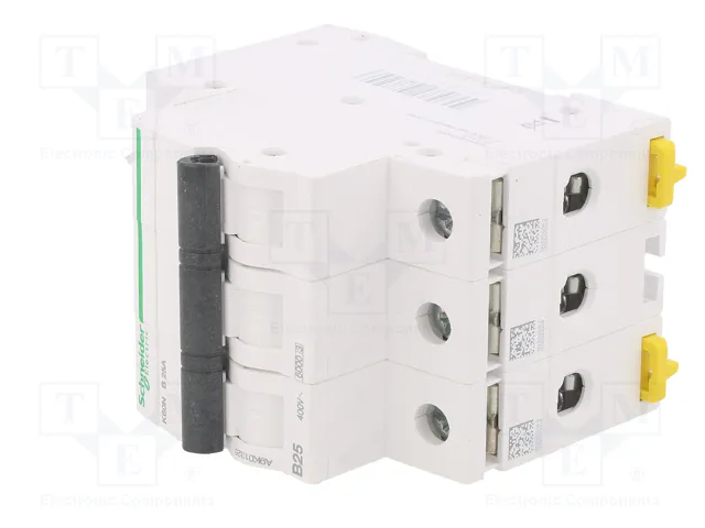 SCHNEIDER ELECTRIC ACTI9 K60N Interruptor Magnetotérmico 25A 3 Polos 6kA SCHNEIDER ELECTRIC ACTI9 K60N Interruptor Magnetotérmico 25A 3 Polos 6kA