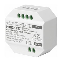 Miboxer LED Dimmer Controller AC TRIAC RF+Push compatible con Milight/Miboxer