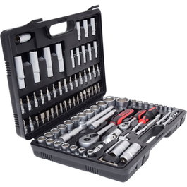 KS Tools Juego de Llaves de Vaso 1/4 + 1/2 de 96 piezas