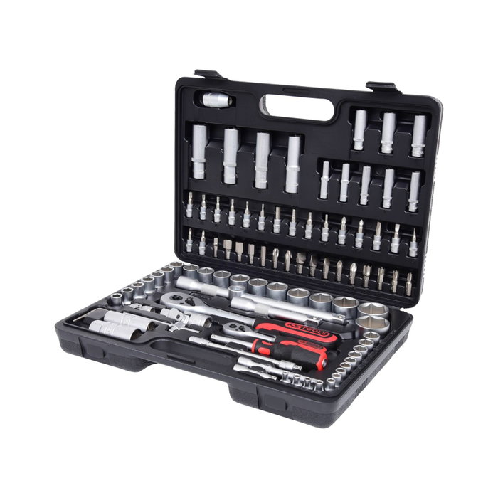 KS Tools Juego de Llaves de Vaso 1/4 + 1/2 de 96 piezas