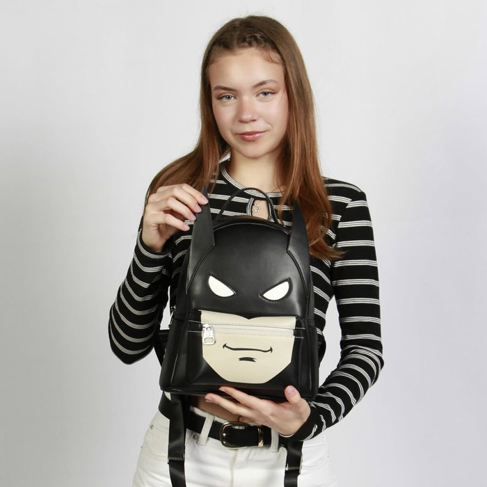 Karactermania Mochila Heady Batman Batsignal Negro
