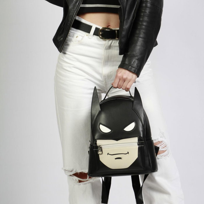 Karactermania Mochila Heady Batman Batsignal Negro