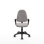 PIQUERAS Y CRESPO Silla de oficina Algarra en Blanco con Similpiel